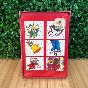 Vintage 1994 Sealed On A Lark Whitlark Christmas Greeting Cards 12 Pack